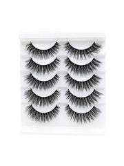 5Pairs Thick Natural False Eyelashes