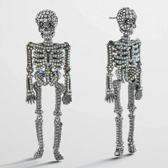 Bone-A-Fide Hottie Earrings - Black/Iridescent