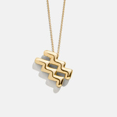 Bubble Zodiac Necklace - Aquarius