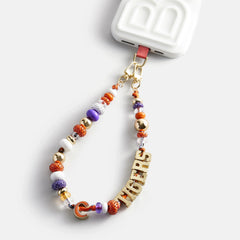 Clemson University Beaded Bandana Phone Charm - Clemson University