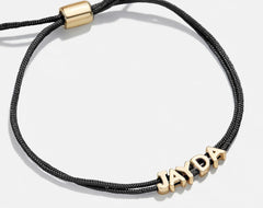 Custom Cord Bracelet - Black