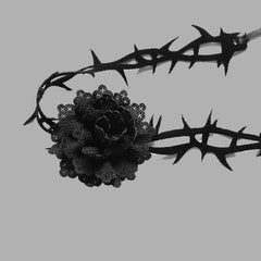 Rose Camellia Gothic Choker
