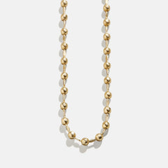 Cluster Charm Necklace Chain  - Gold Ball Chain