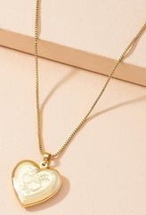 Heart-Shaped Pendant Necklace