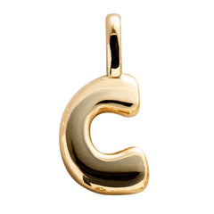 Bubble Letter Cluster Charm - C