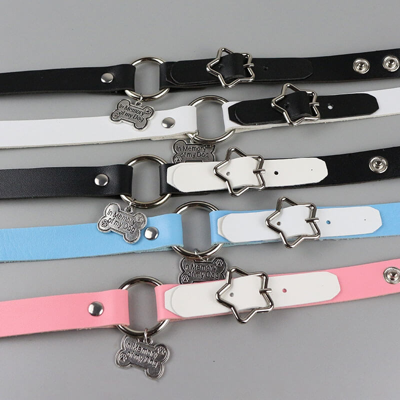 Aesthetic Y2K Bones Choker