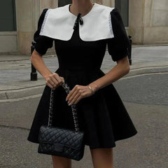Slim Black Bodycon Mini Dress