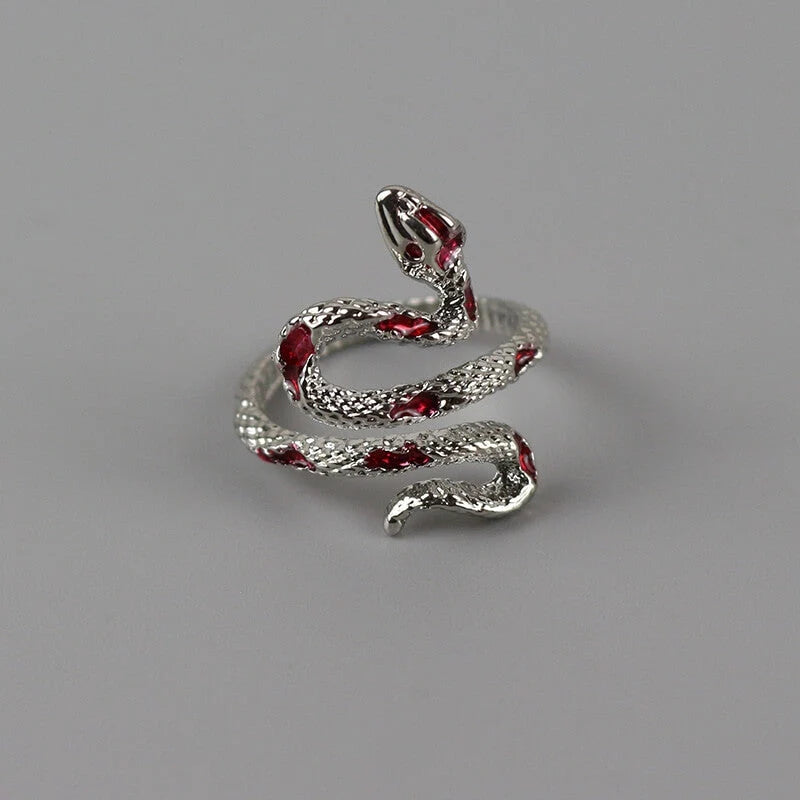 Dark Serpent Open Ring