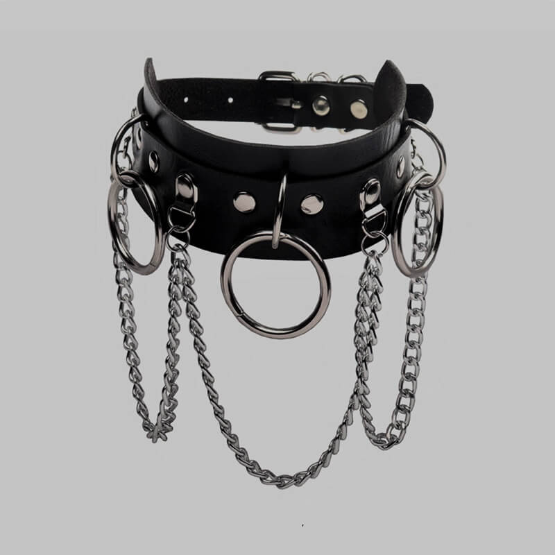 Punk Rings Choker