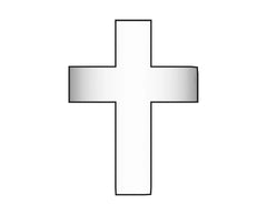 Cross Icon - Silver