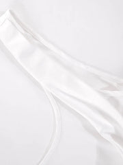 Satin Draped Lace Bralette Top