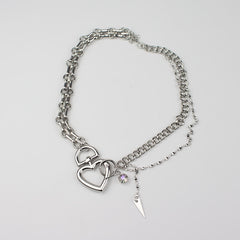 Alt Heart Chain Necklace