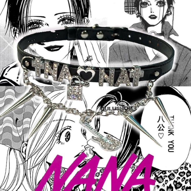 Nana Rivet Leather Punk Choker
