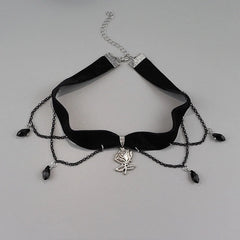 Goth Rose Lolita Choker