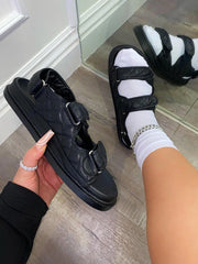 Pu Double Velcro Sandals