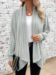 Olivia | Ribbed Cardigan