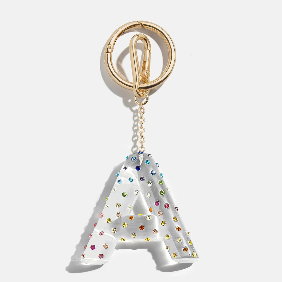 Confetti Initial Bag Charm - Multi