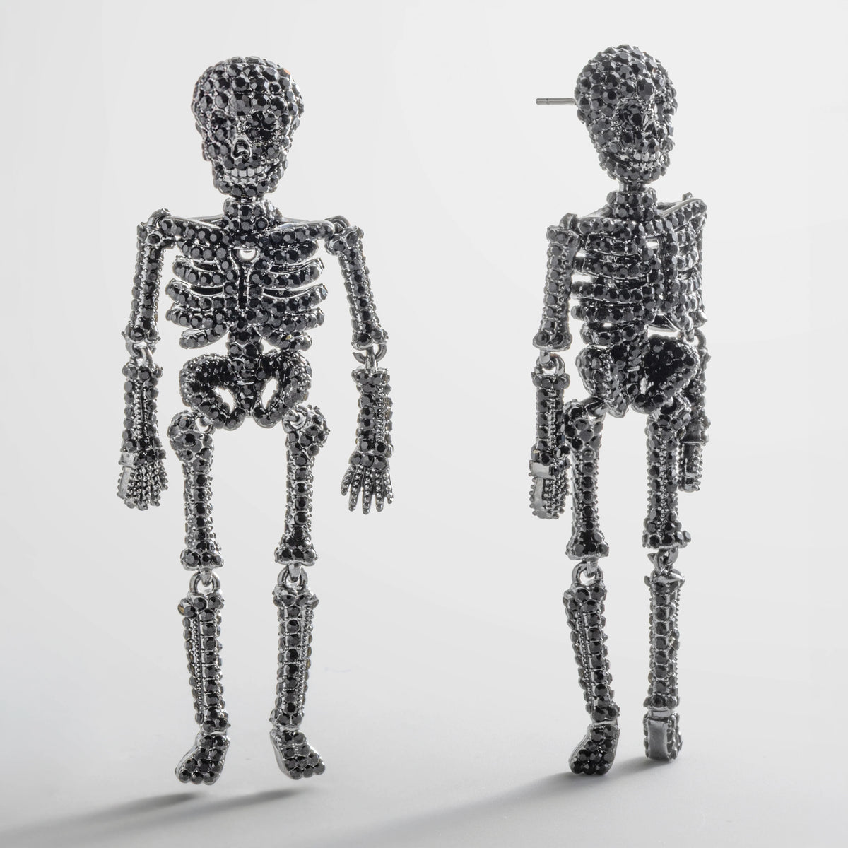 Bone-A-Fide Hottie Earrings - Black