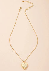 Heart-Shaped Pendant Necklace