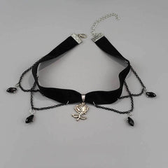 Goth Rose Lolita Choker