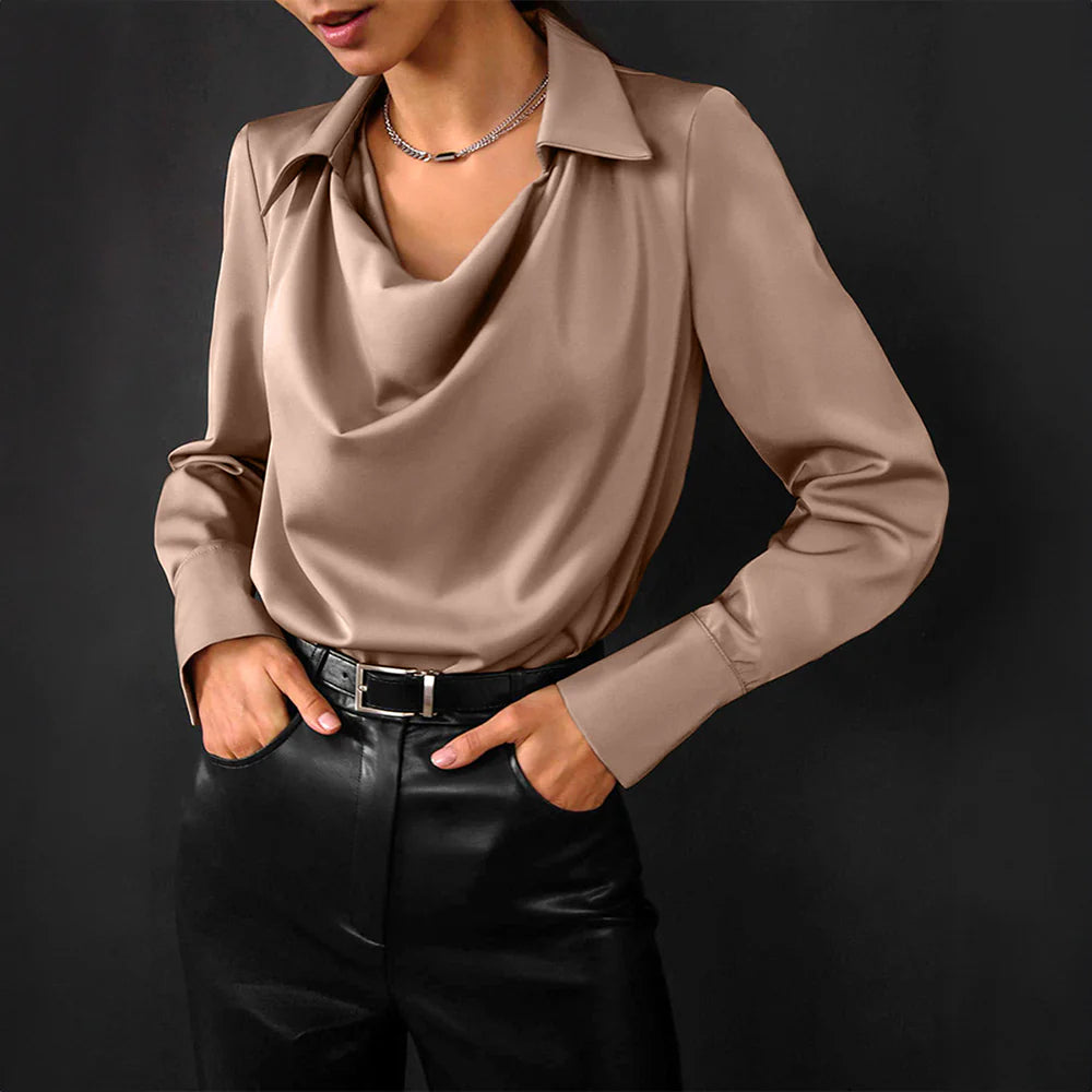 Raylene - Silky Satin Blouse