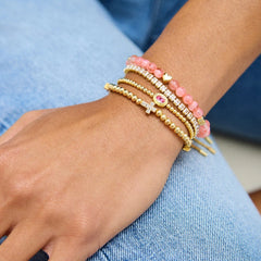 Brooke Tennis Bracelet - Round Stone