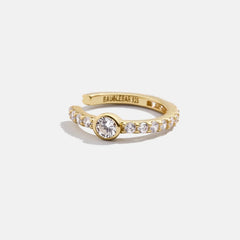 Dani 18K Gold Ear Cuff - Gold/Pavé