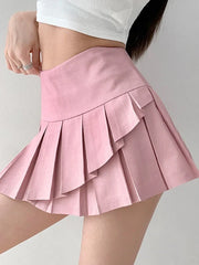 Irregular Layered Mini Skirt