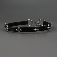Punk Cross Choker