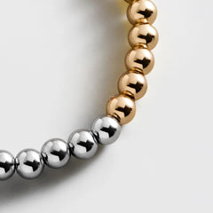 Chelsea Pisa Bracelet - Half Gold/Half Silver