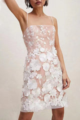 Celebrities Elegant Solid Embroidered Strapless One Step Skirt Dresses