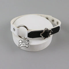 Aesthetic Y2K Bones Choker