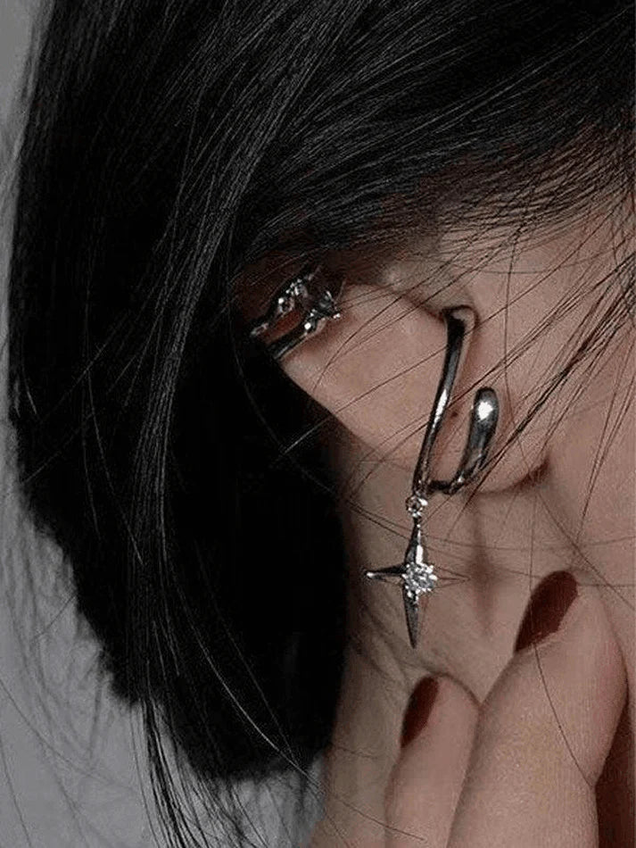 2Pcs Zircon Astral Ear Cuffs