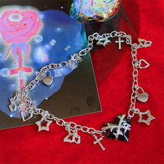 Dark Thorn Heart Necklace