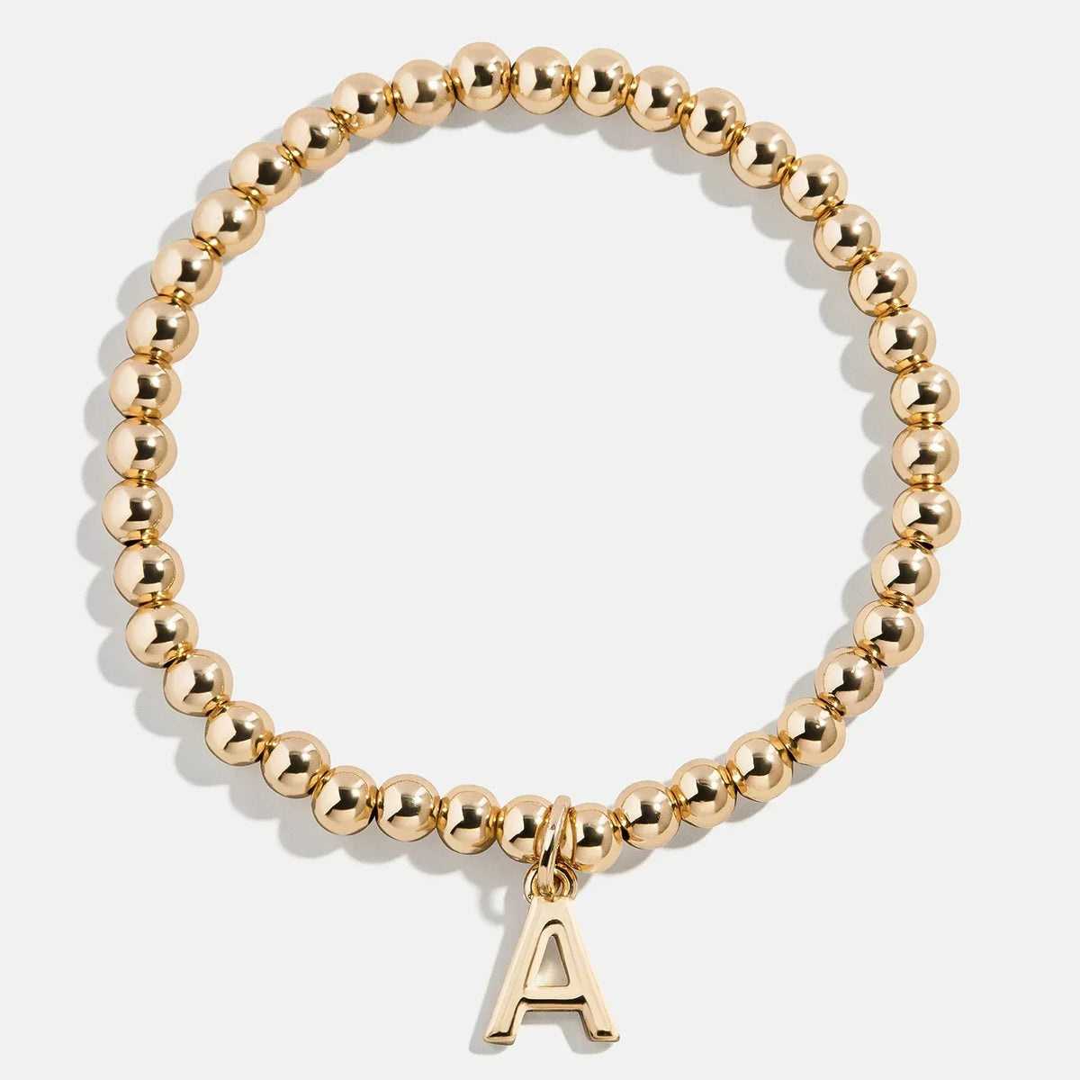 Dangle Charm Initial Pisa Bracelet - Gold