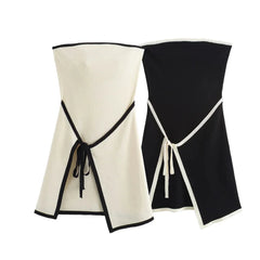 Strapless Knitted Bodycon Mini Dress
