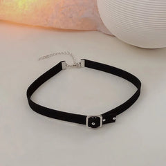 Dark Punk Buckle Choker