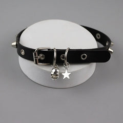 Goth Skull Choker