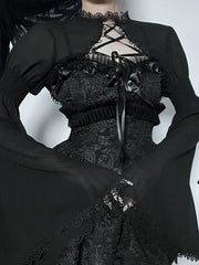 Goth Party Lace Bolero