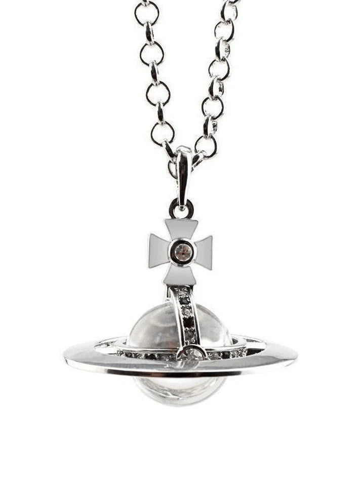 Vintage Planet Pendant Necklace