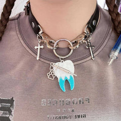 Tooth Y2K Choker