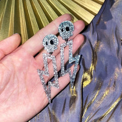 Darkness Guardian Lightning Earrings