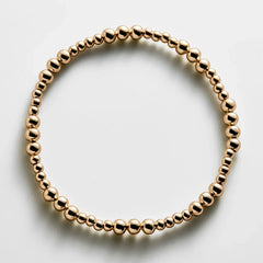 Chelsea Pisa Bracelet - 3MM/4MM Grouped Gold Pisa
