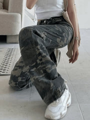 Vintage Wash Camo Cargo Pants
