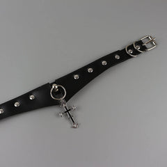 Darkness Collar Cross Choker