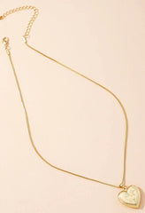 Heart-Shaped Pendant Necklace