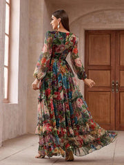 Boho Print Maxi Dress