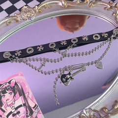 Guitar Chains Punk Choker