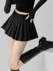 Spicy Pleated Mini Skirt