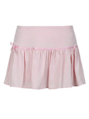 Spring Pink Mini Skirt